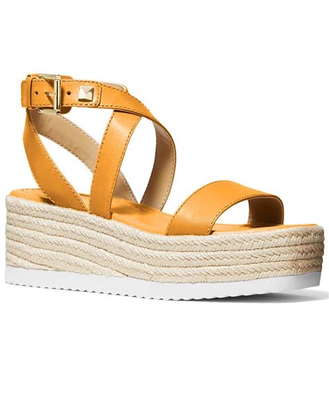 michael michael kors women's lowry espadrille wedge sandals|Women's Lowry Strappy Espadrille Wedge Sandals.